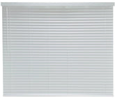 Simple Spaces FWMB-34 Cordless Mini Blind, 60 in L, 72 in W, Faux Wood, White